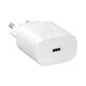 Chargeur Samsung avec câble 1M USB C 25W blanc