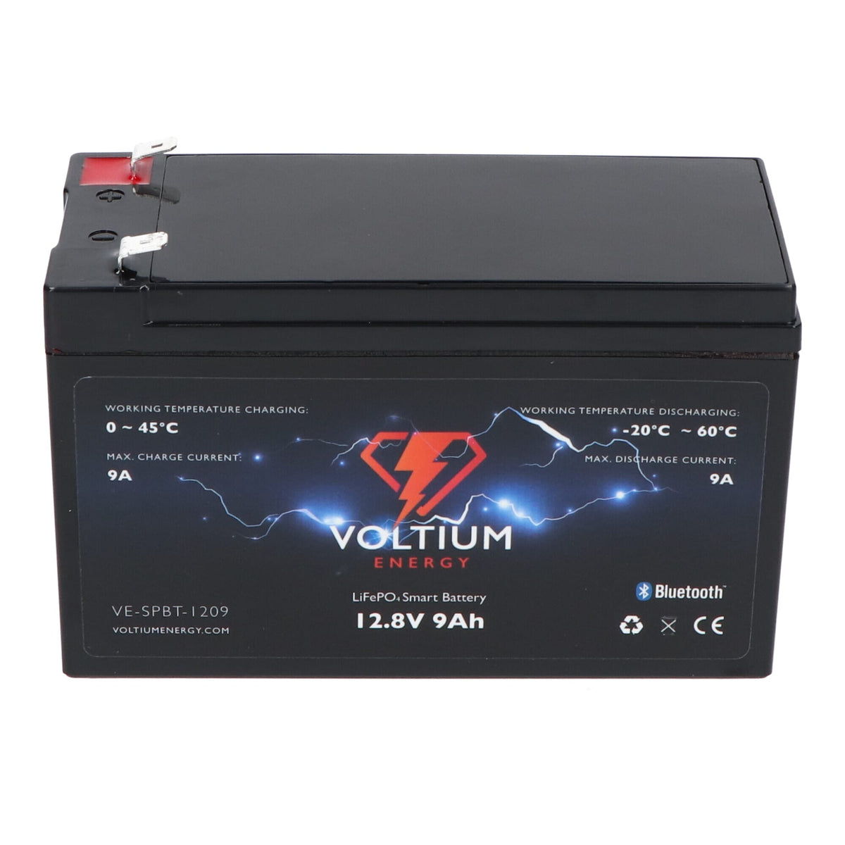 Batterie Voltium Energy LifePO4 12.8V 9AH Bluetooth