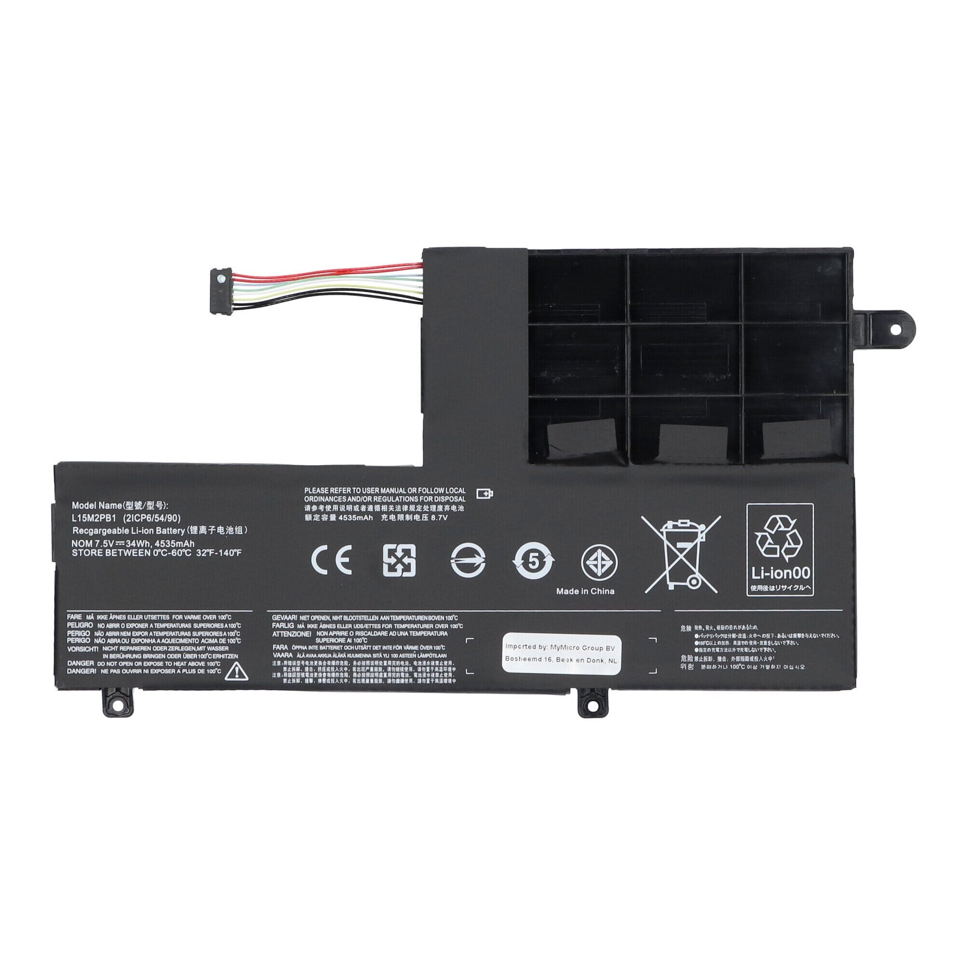 Batterie d'ordinateur portable de remplacement 4600 mAh