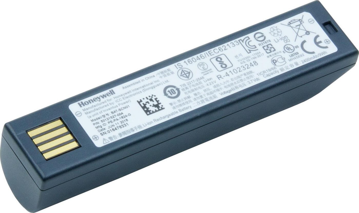Honeywell Barcode Scanner Battery Li-ion 3.7V 2400mAh