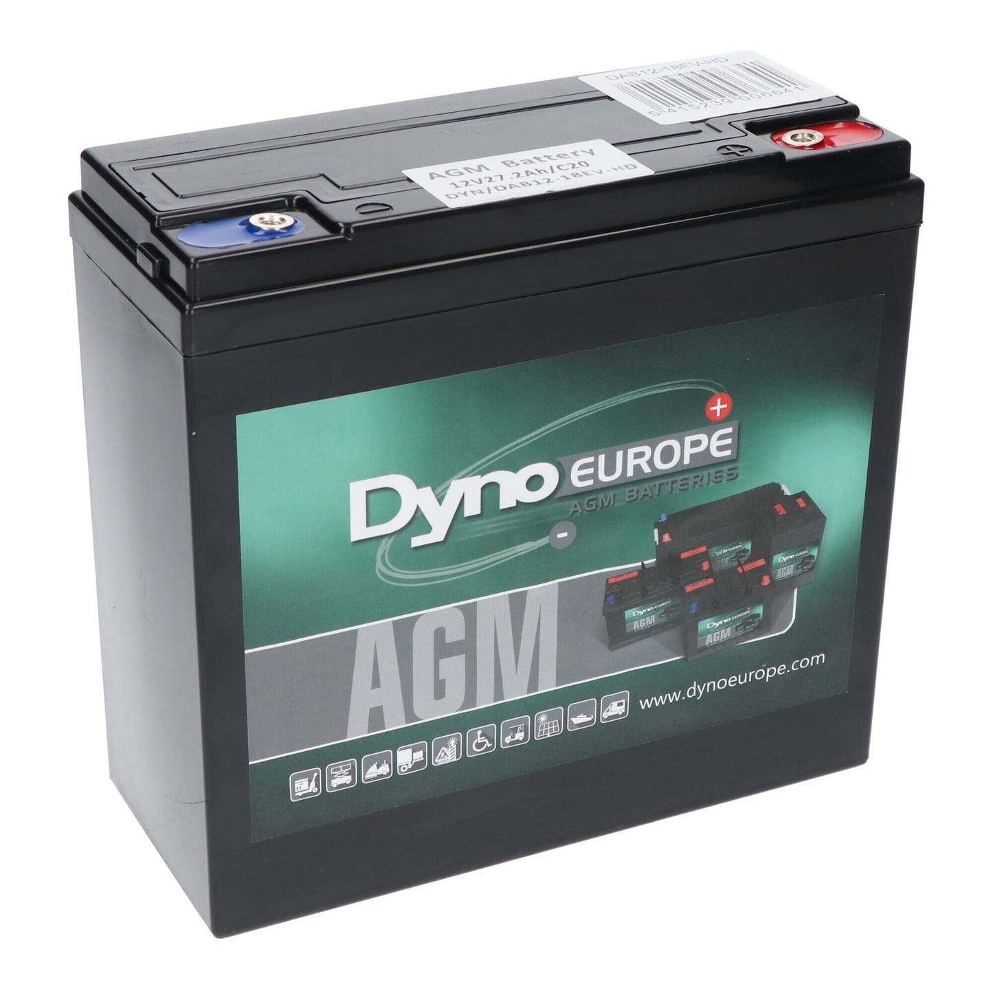 Dyno europe dyno bat batterie 12v 27.2h