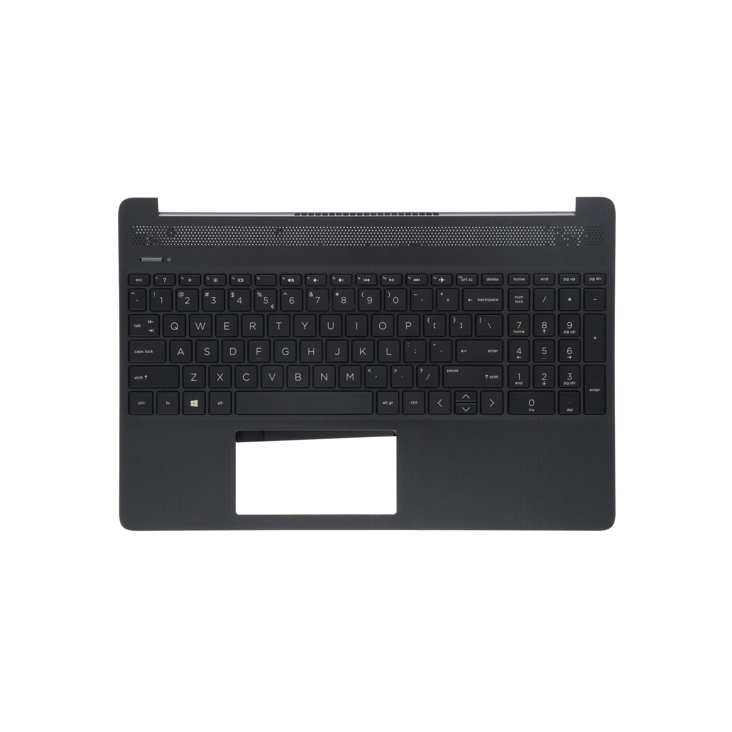 Clavier HP pour ordinateur portable Qwerty Us + couvercle supérieur gris