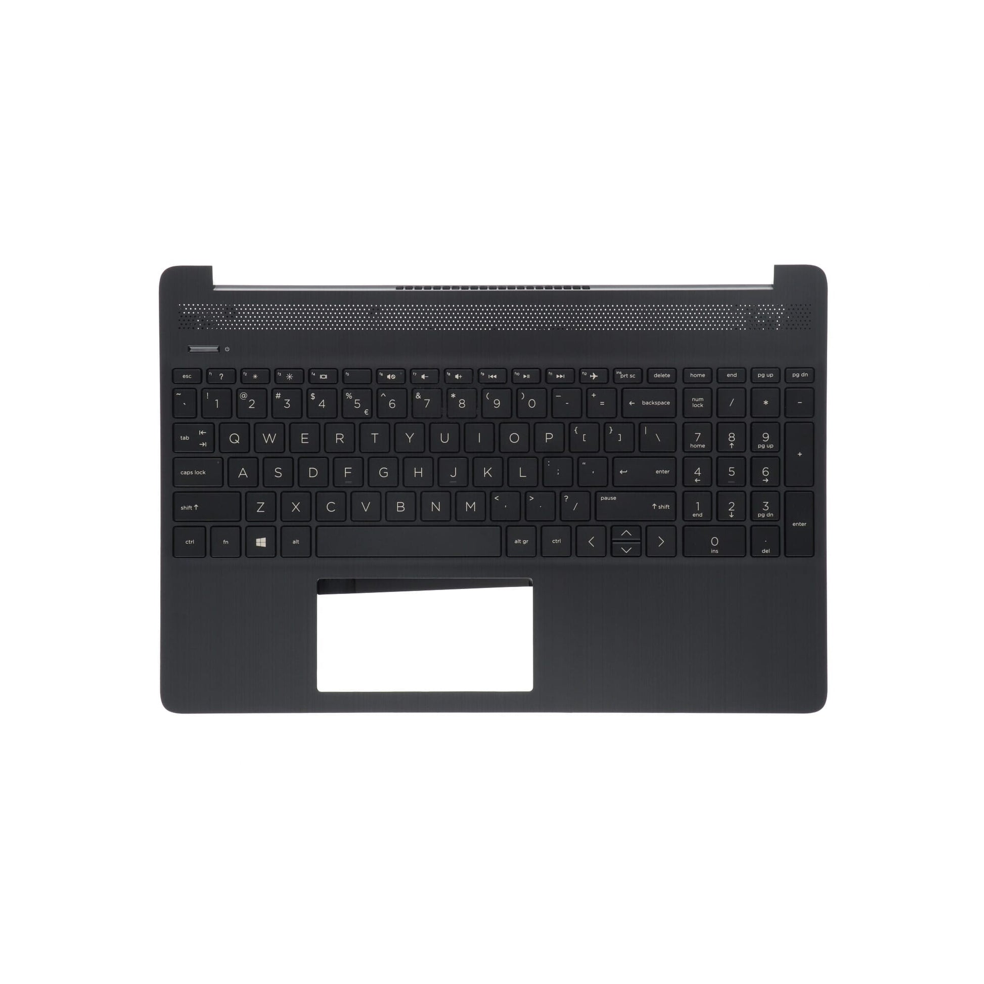 Clavier HP pour ordinateur portable Qwerty Us + couvercle supérieur gris