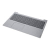 Clavier d'ordinateur portable Lenovo Qwerty Us + Haut Top Couvercle Silver