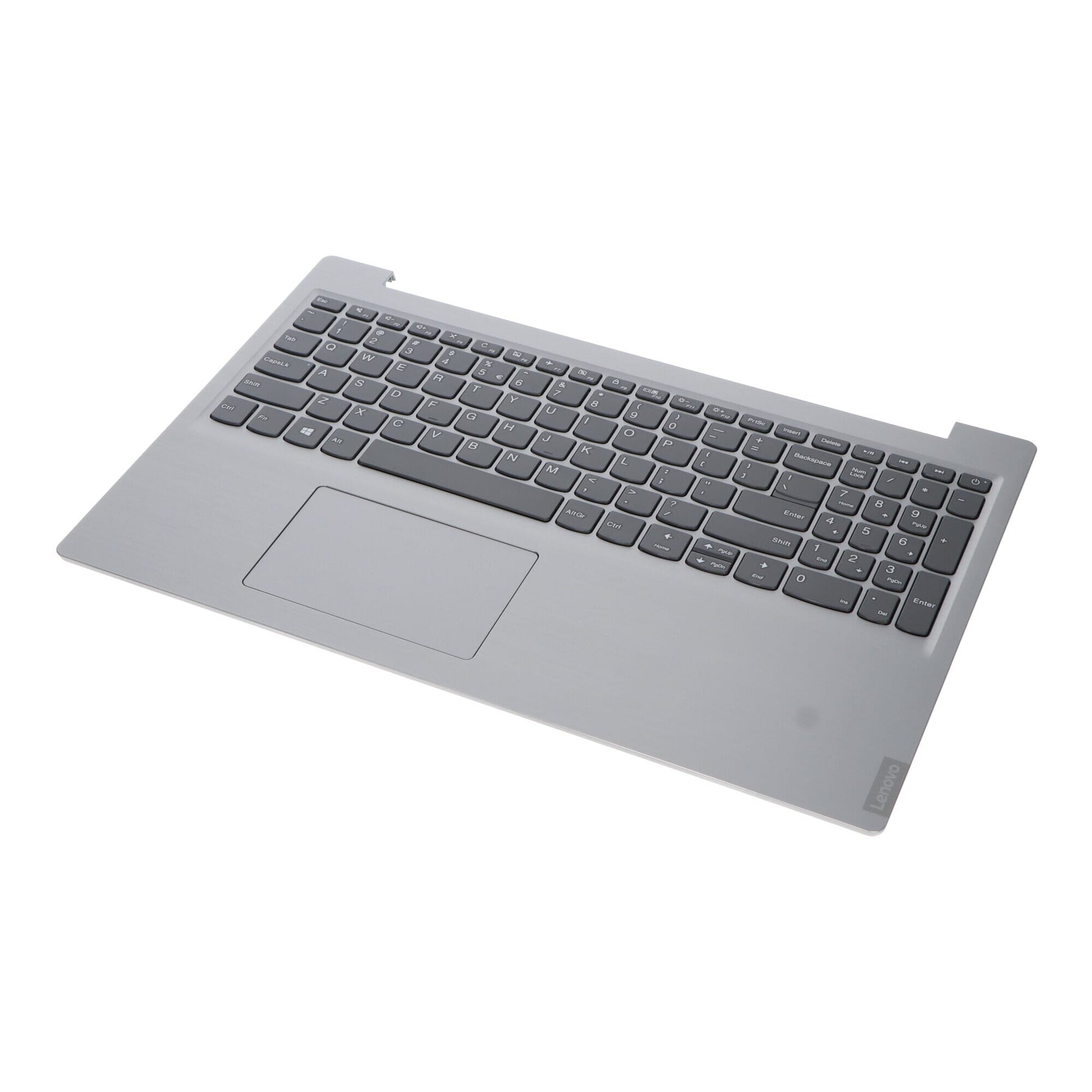 Clavier d'ordinateur portable Lenovo Qwerty Us + Haut Top Couvercle Silver