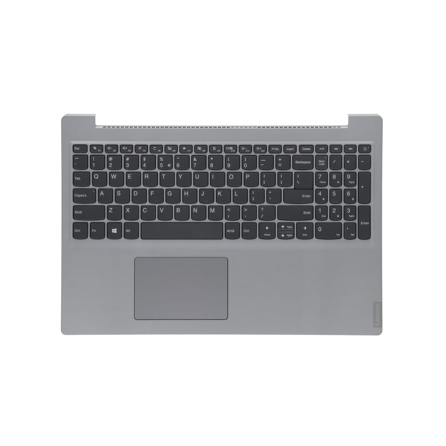 Clavier d'ordinateur portable Lenovo Qwerty Us + Haut Top Couvercle Silver
