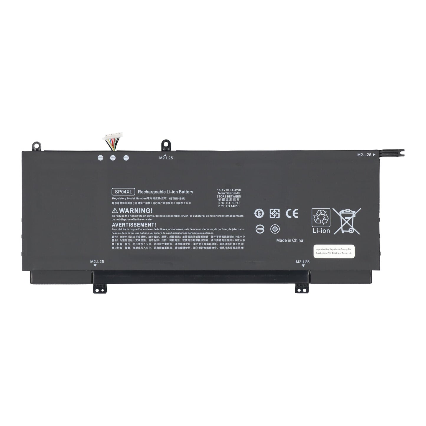 Batterie d'ordinateur portable de remplacement 3850 mAh
