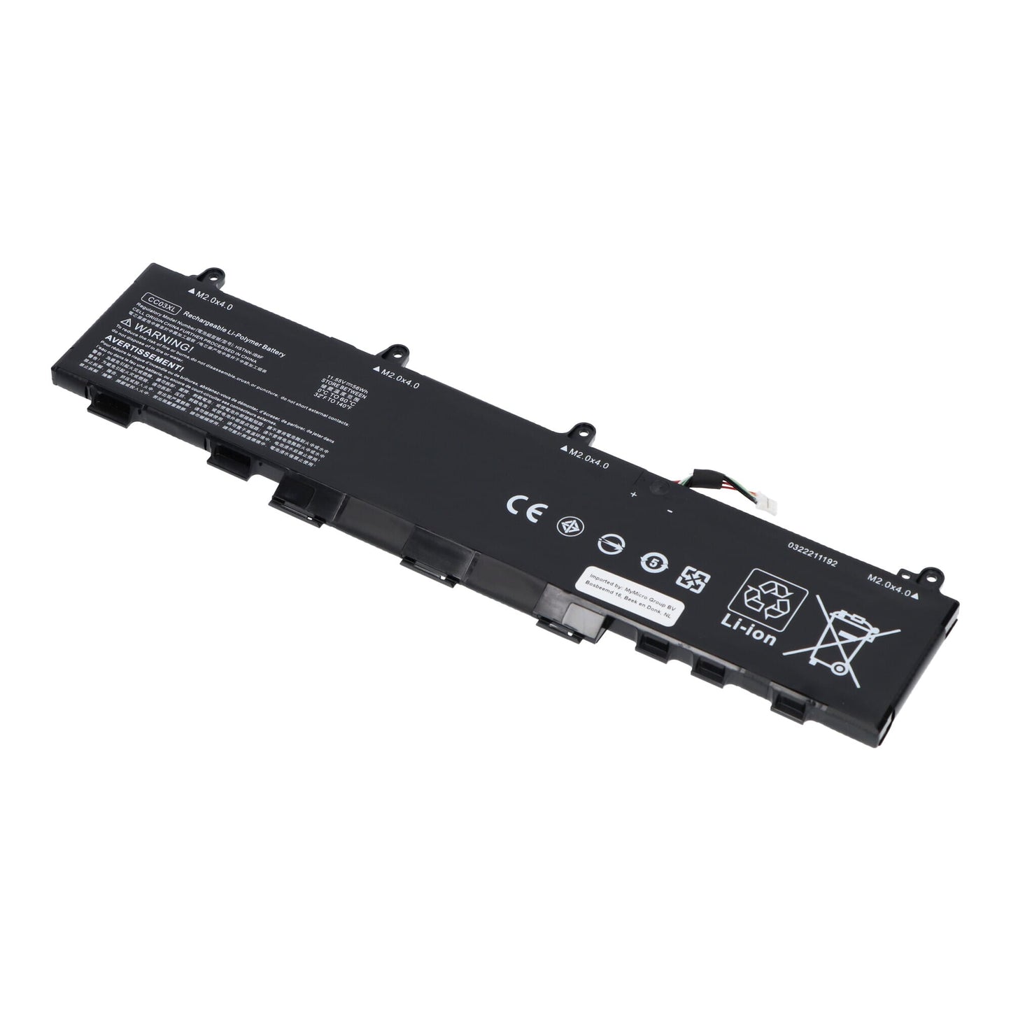 Batterie d'ordinateur portable de remplacement 4300 mAh