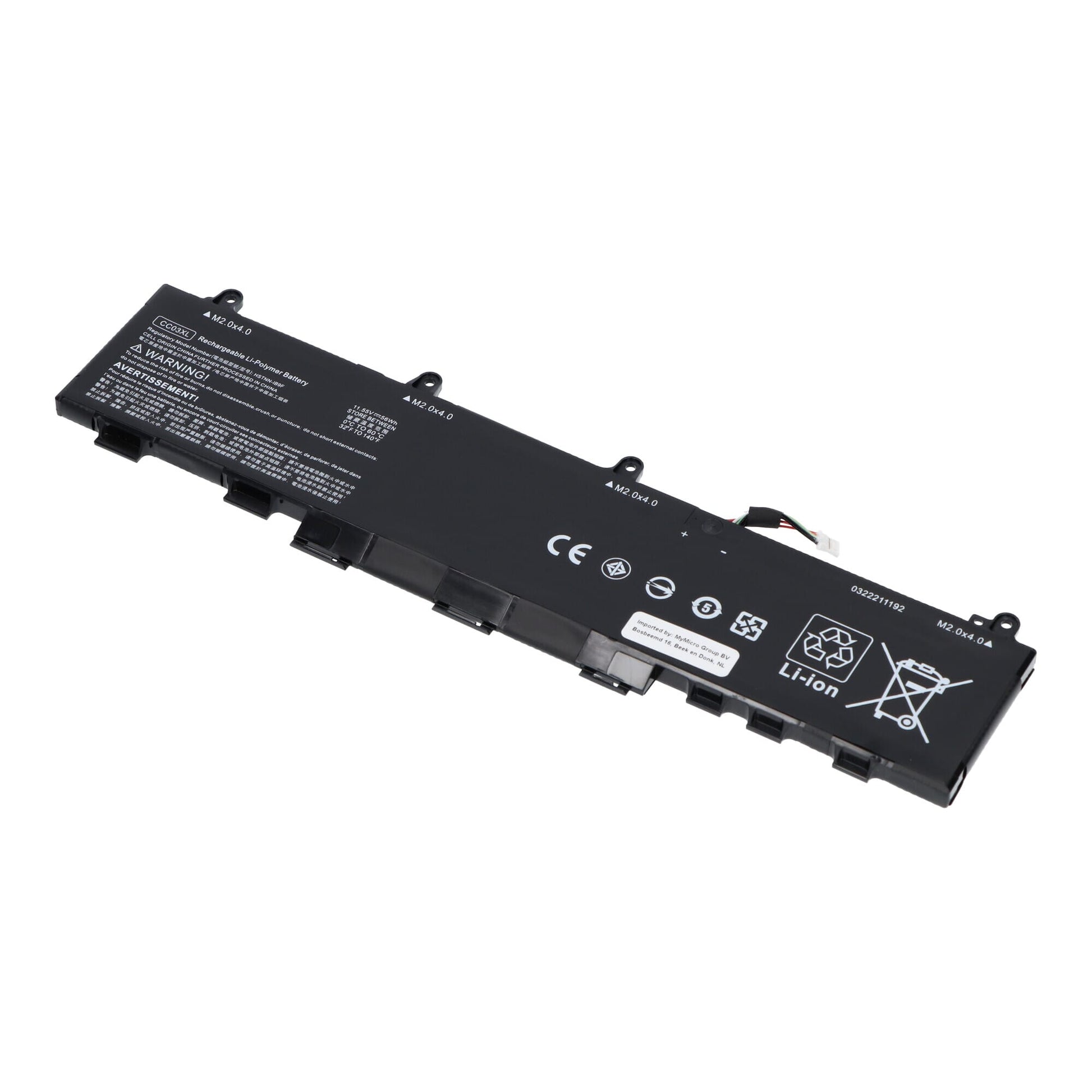 Batterie d'ordinateur portable de remplacement 4300 mAh