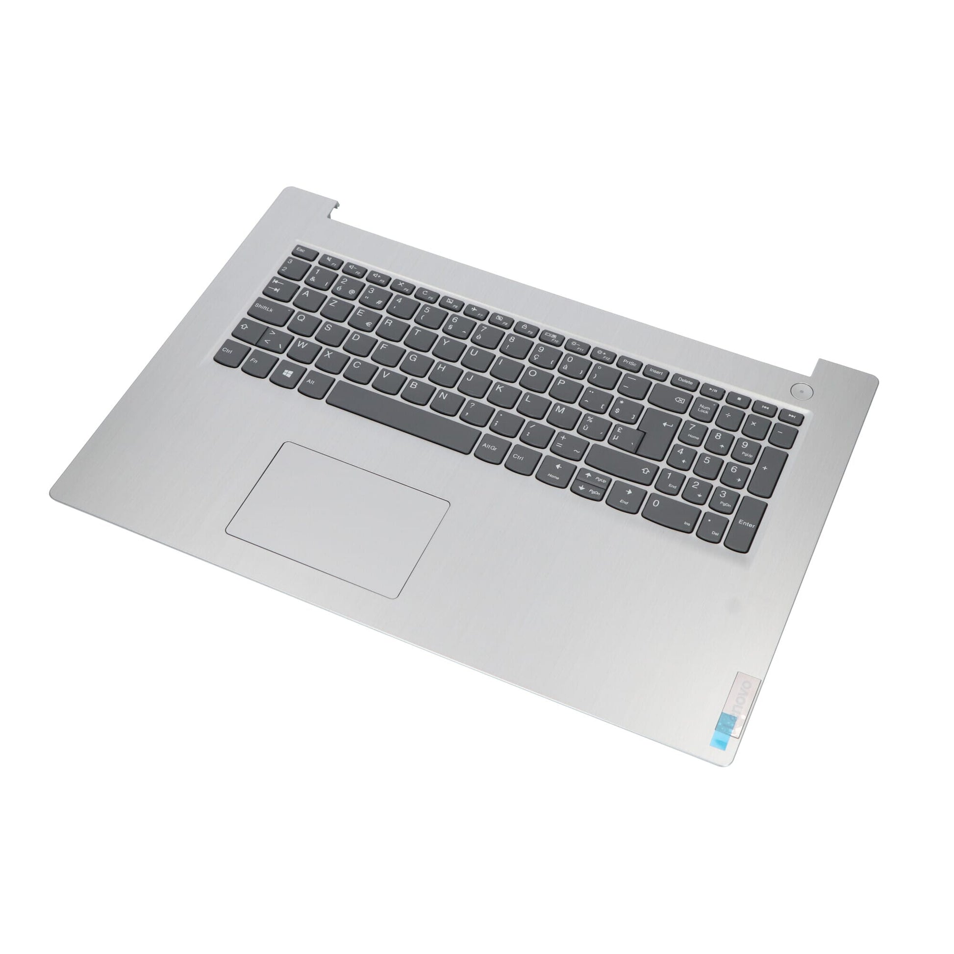 Clavier d'ordinateur portable Lenovo Azerty BE + couvercle supérieur gris