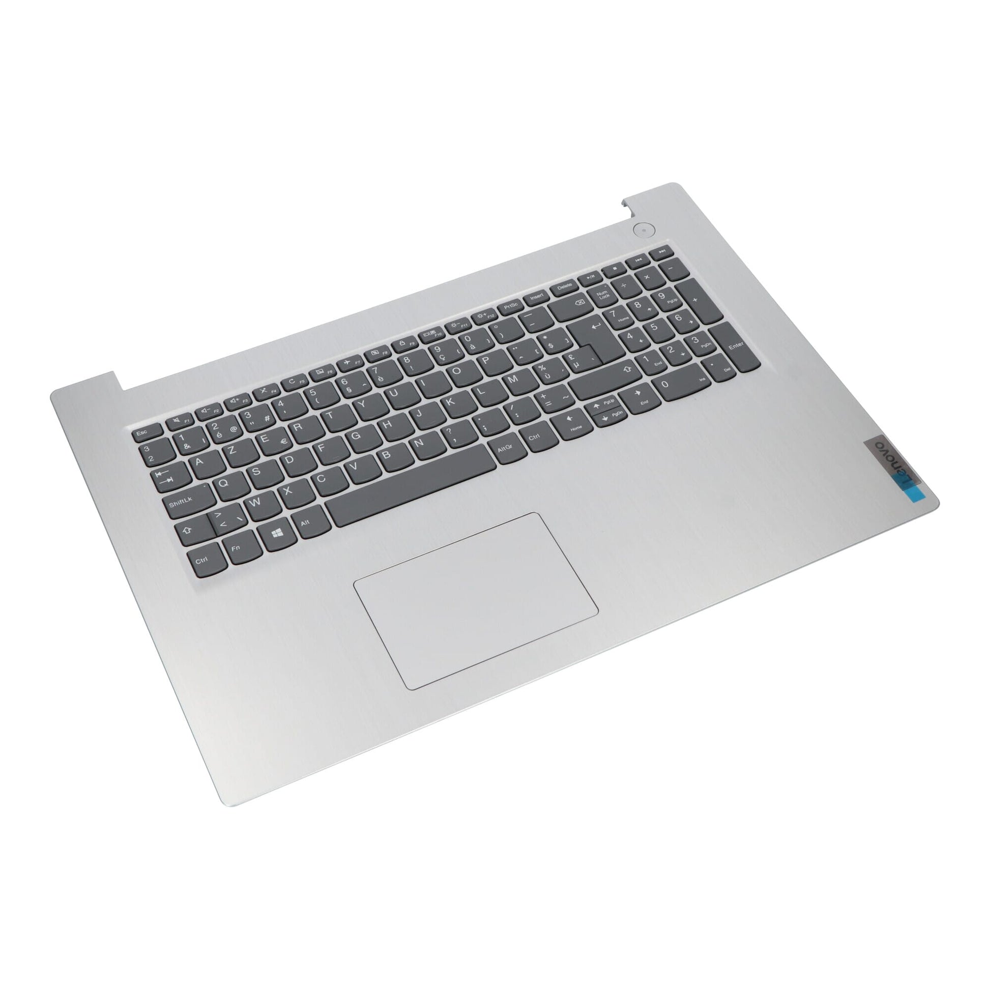 Clavier d'ordinateur portable Lenovo Azerty BE + couvercle supérieur gris