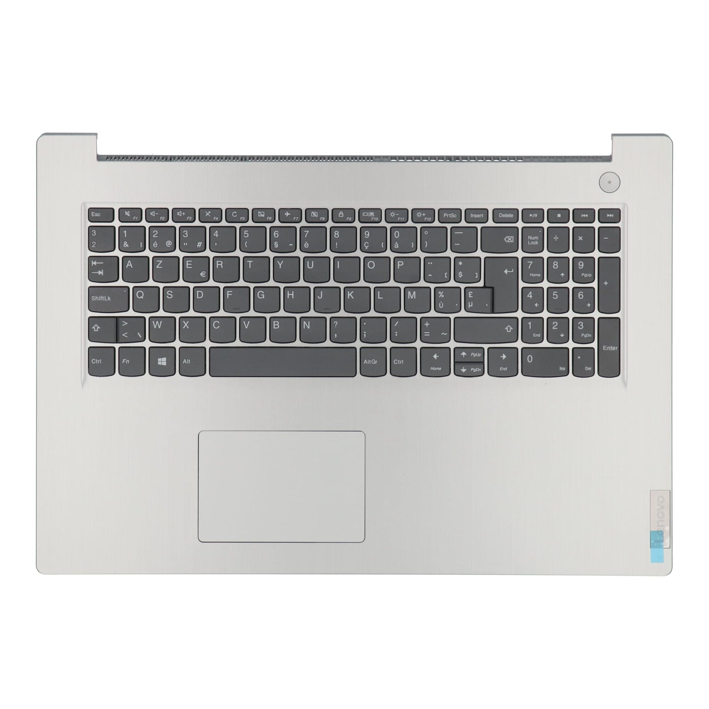 Clavier d'ordinateur portable Lenovo Azerty BE + couvercle supérieur gris