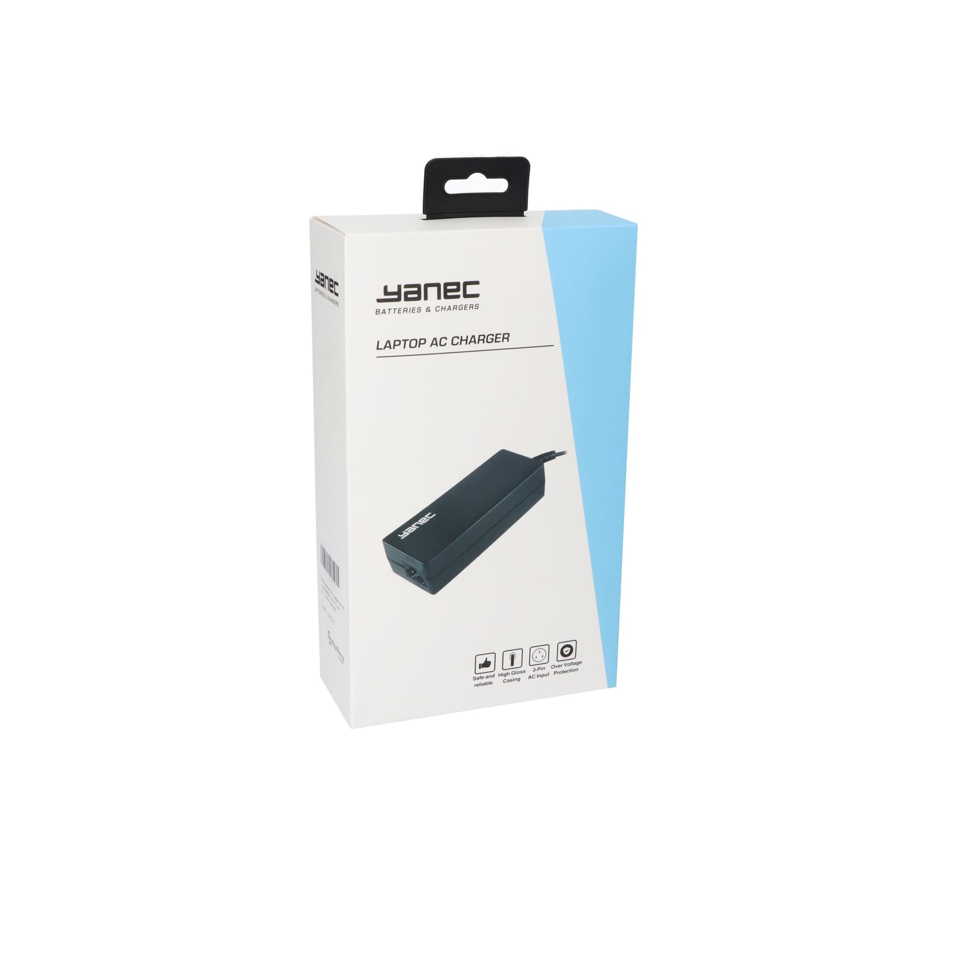 Adaptateur USB-C d'ordinateur portable Yanec 87W noir