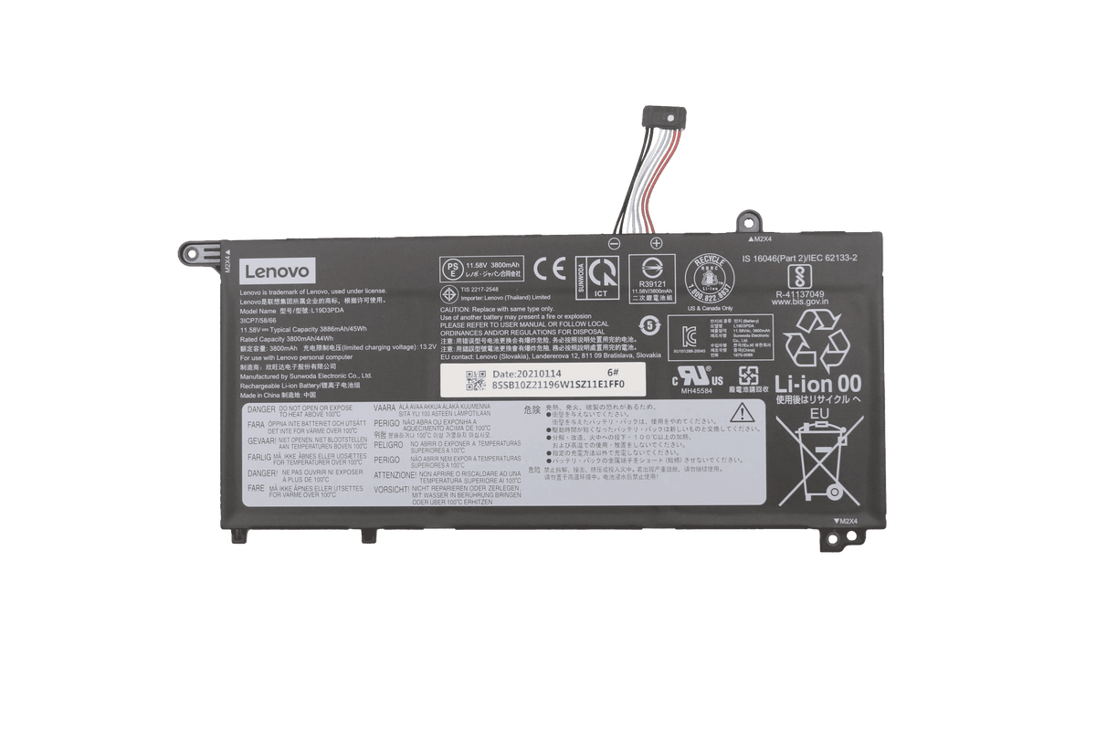 Batterie de l'ordinateur portable Lenovo 3890mAh
