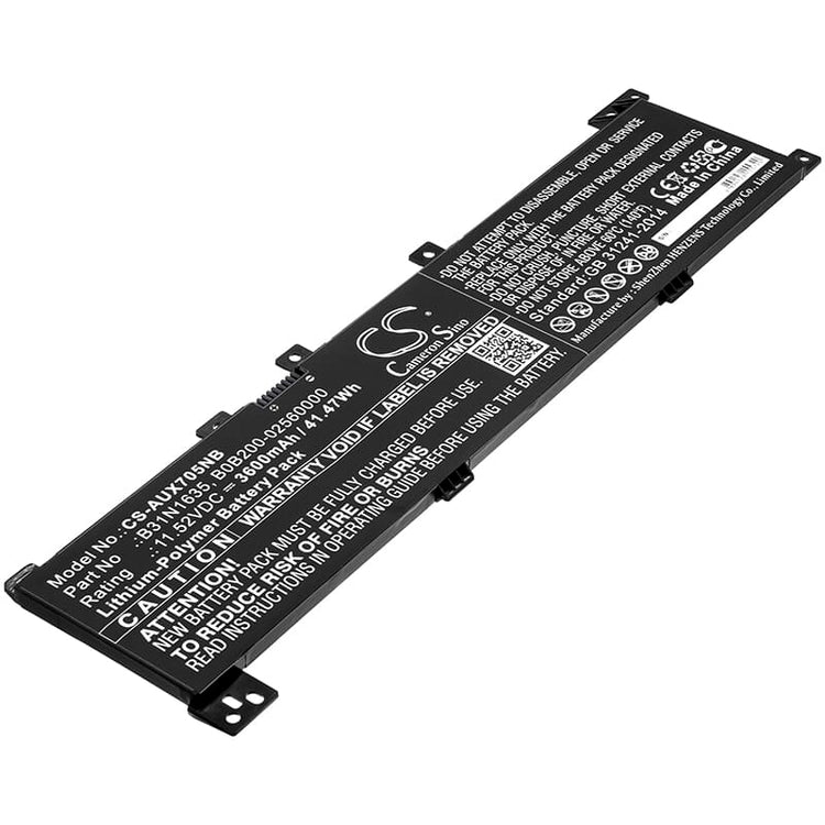 Pièces de remplacement Batterie d'ordinateur portable 3600mAh