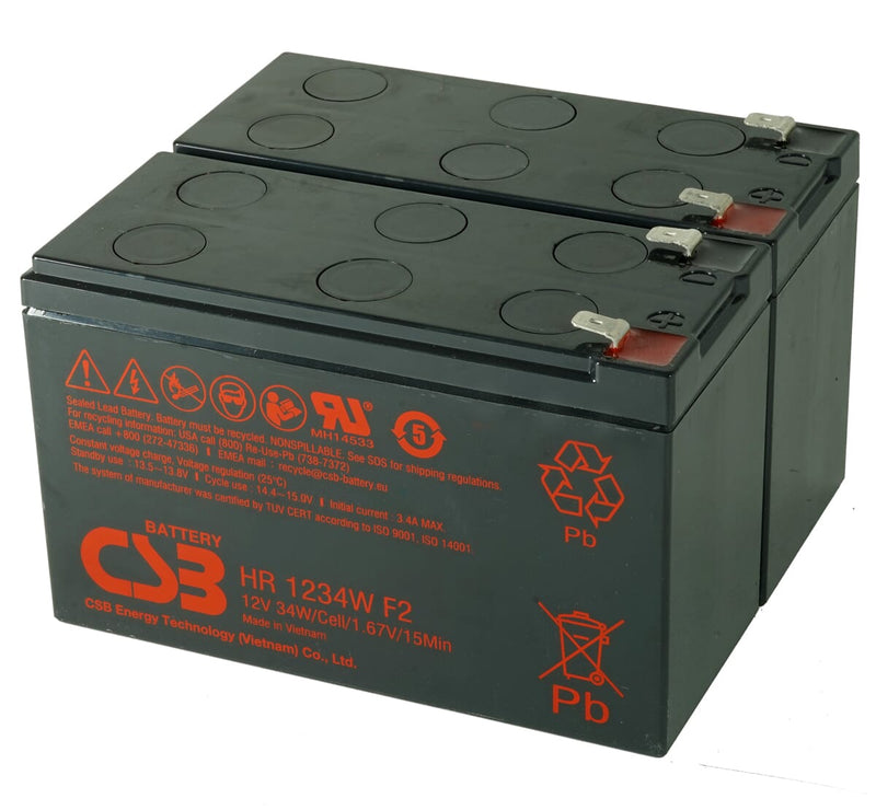 Batterie CSB CSB UPS Remplacement de la batterie Set RBC124