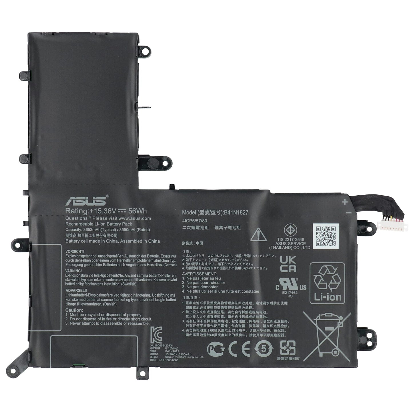 Batterie d'ordinateur portable ASUS 3500mAh