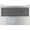 Clavier d'ordinateur portable Lenovo Qwerty Us + Haut Top Couvercle Silver