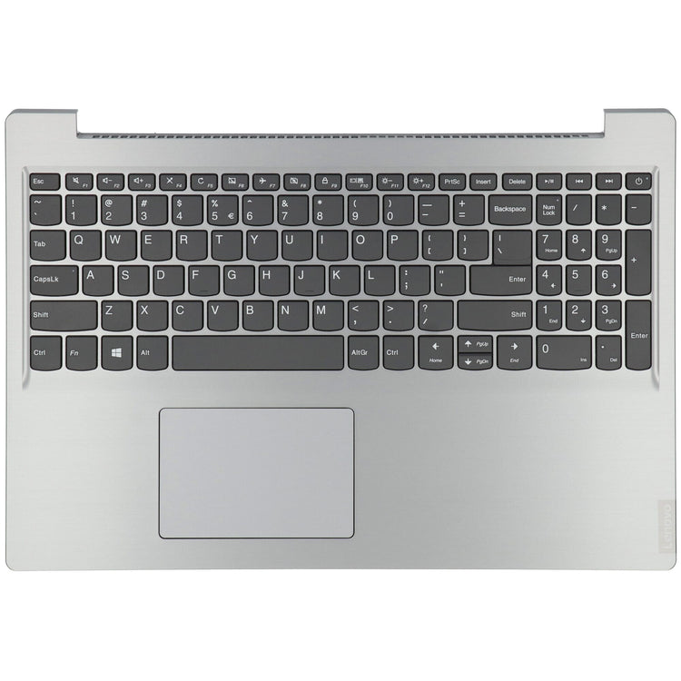Clavier d'ordinateur portable Lenovo Qwerty Us + Haut Top Couvercle Silver