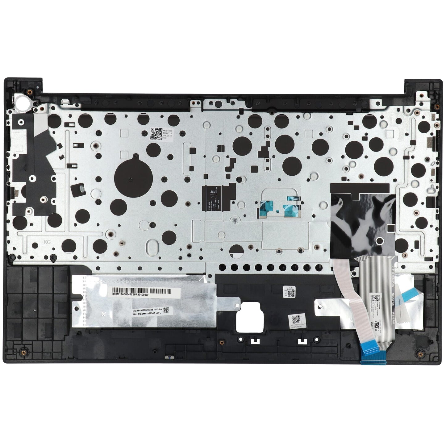 Clavier d'ordinateur portable de Lenovo Qwerty Us + couvercle supérieur-noir