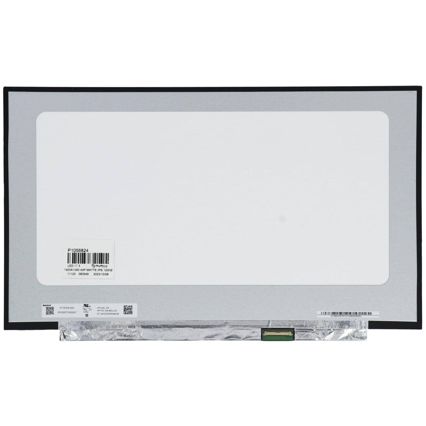 Écran LCD OEM 17,3 pouces 1920x1080 Mat, 40pin, IPS, 120 Hz
