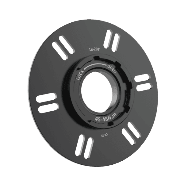 Motinova écrou de blocage de roue de chaîne VTT - cl=49mm-18-20t