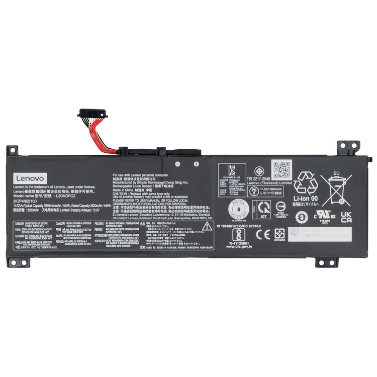 Batterie de l'ordinateur portable Lenovo 3910mAH