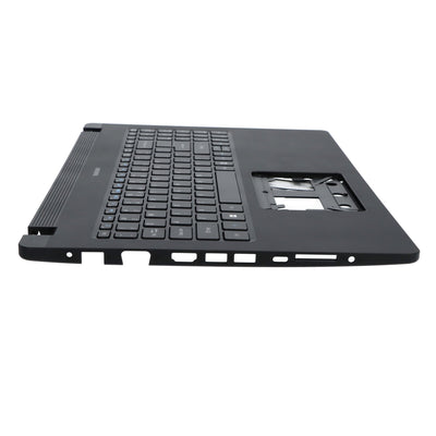 Acer pour ordinateur portable Clavier Qwerty Us + Couvercle supérieur, BL Black