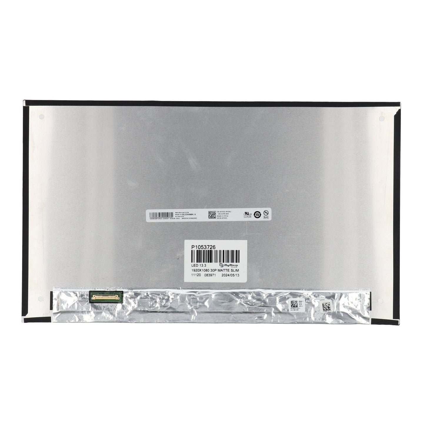 Écran LCD 13,3 pouces 1920x1080 mat 30pin EDP, IPS