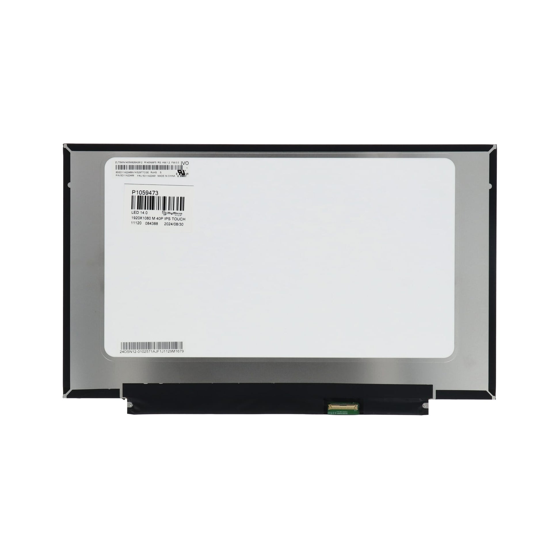 Écran LCD OEM 14,0 pouces 1920x1080 Mat, 40pin 20 mm, IPS, Touch