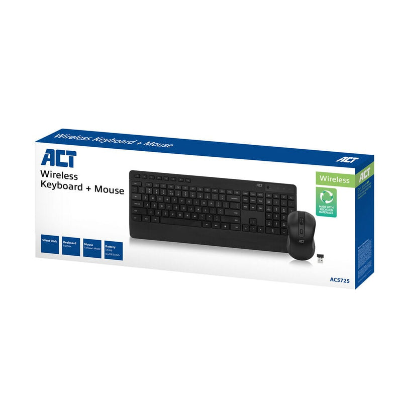 Agir un paquet de clavier et de souris sans fil (Qwerty)