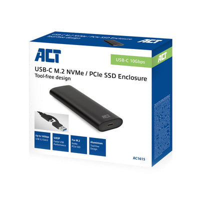 ACT Connectivité USB-C M.2 NVME PCIE SSD Logement, sans outil