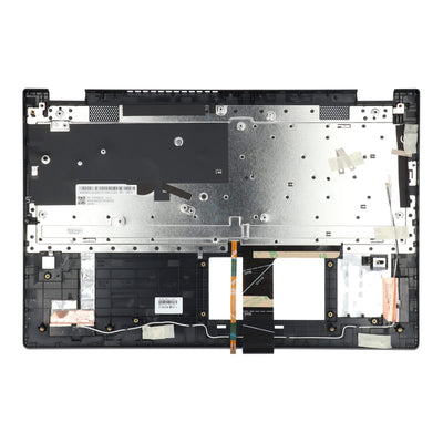 Clavier de l'ordinateur portable Lenovo Qwerty Us + Couvercle supérieur, BL - Gray