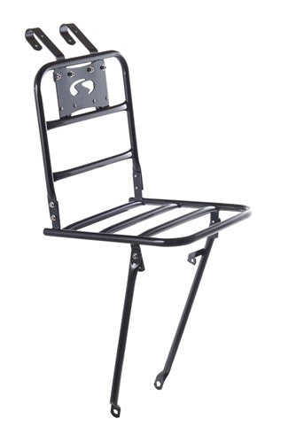 porte-bagages avant Comfort Transport 26 28 pouces acier noir
