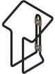 STECO CHARGER HOLDER MATT BLACK