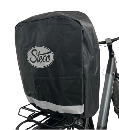 Steco singe avec couverture de pluie noire