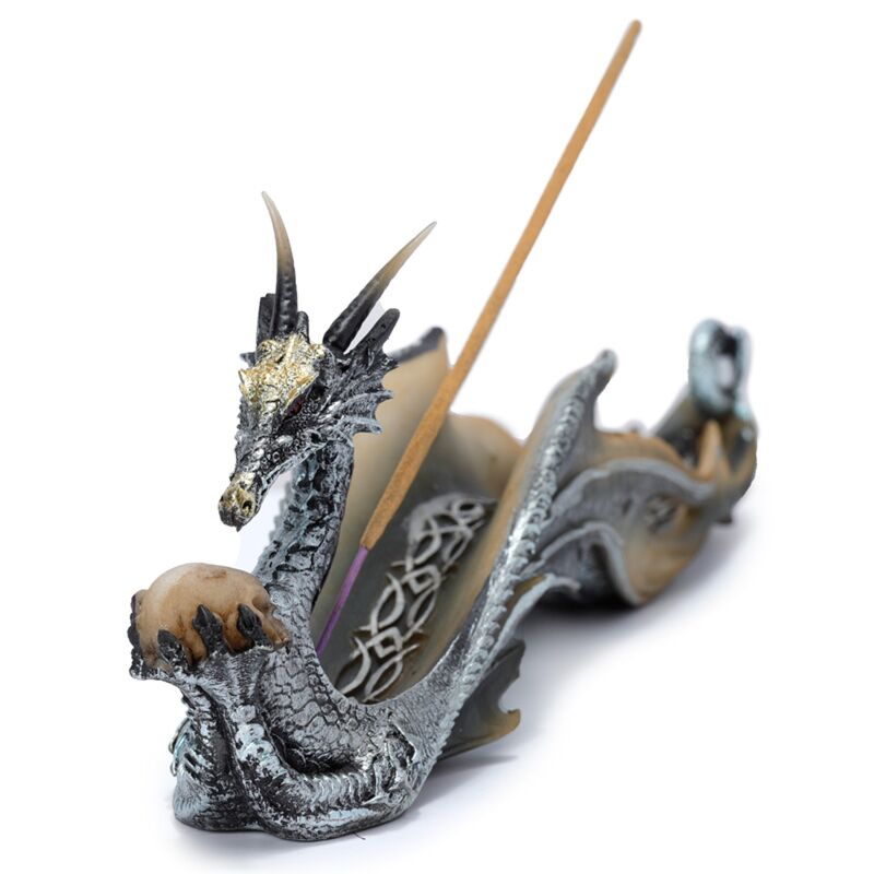 Porte-encens de dragon scintillant