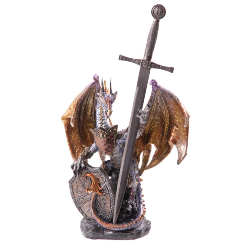 Dragon du bouclier de feu de la légende noire