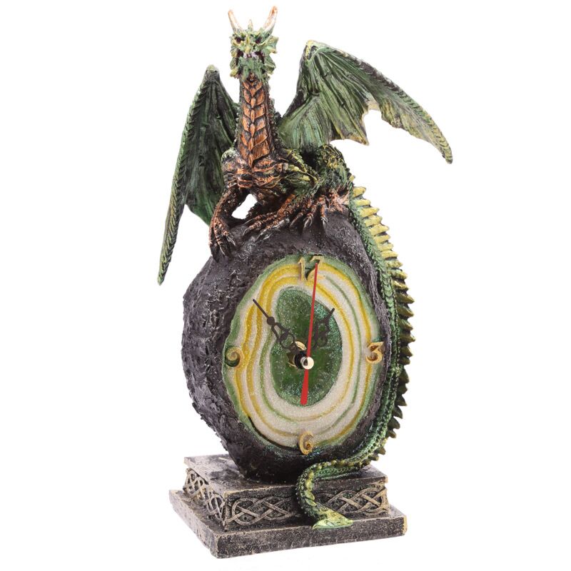 Geode Dragon Cloak Clock