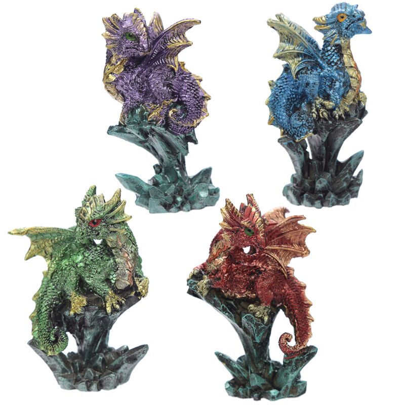 Dragon de cauchemar enchanté - Mini Rock Crystal