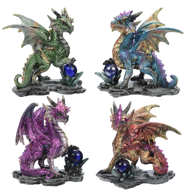 Dragon de cauchemar enchanté - Rock Crystal Fortune Teller