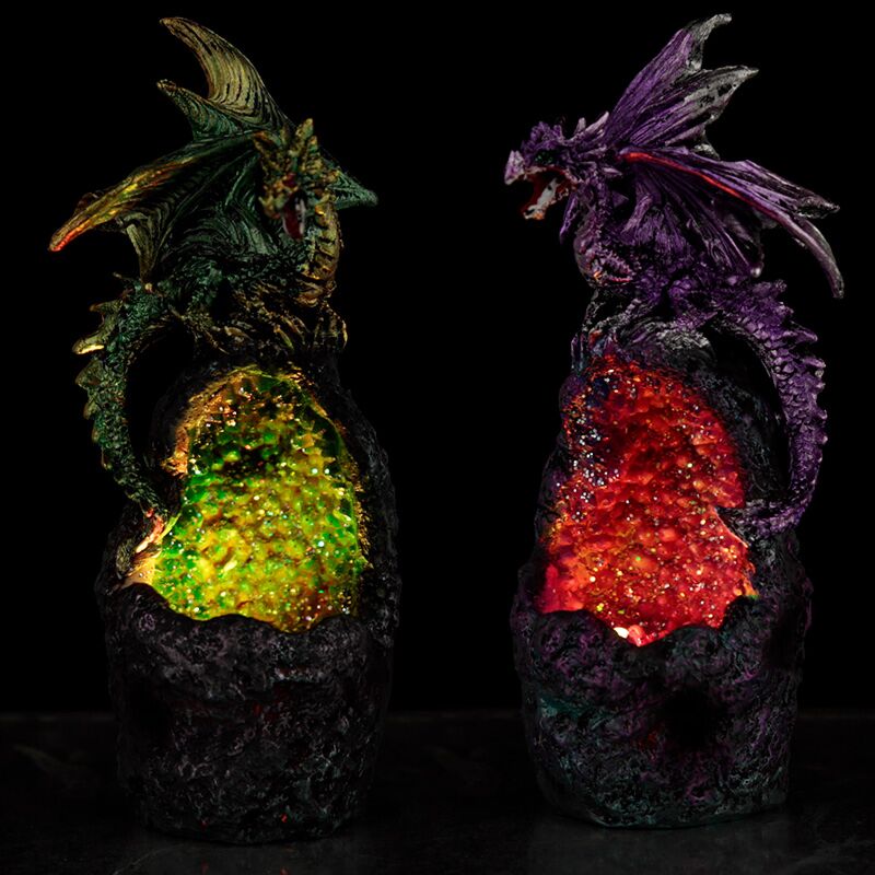 Dark Legends Crystal Cave LED Dragon