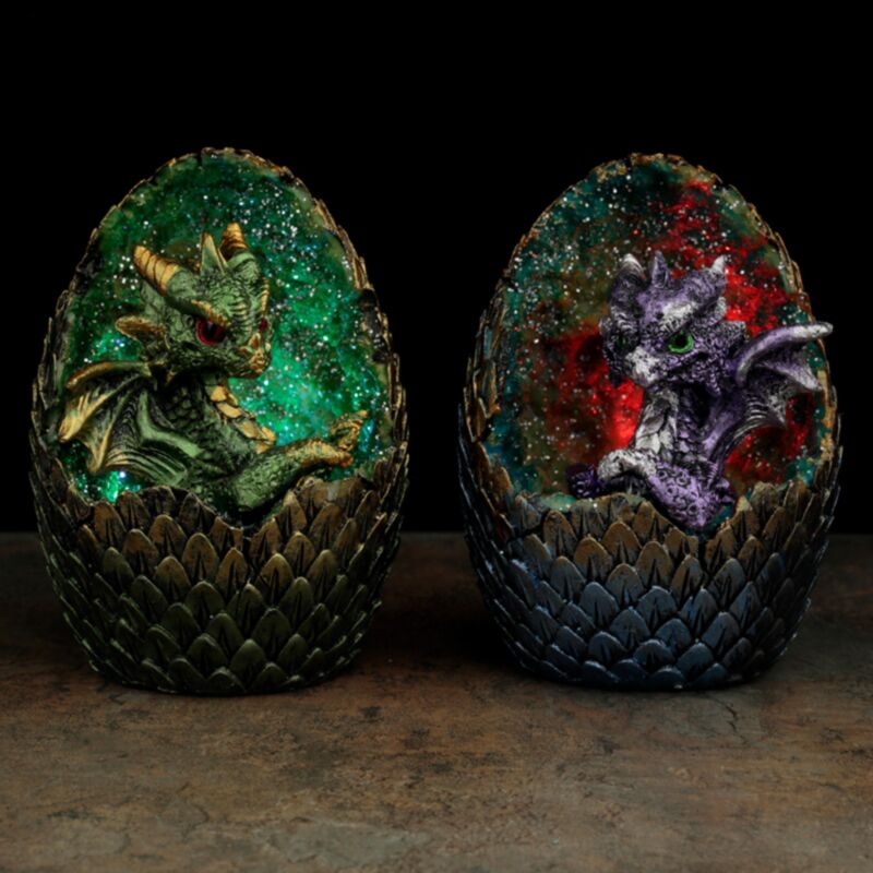 Éléments Baby Dragon LED Crystal Egg