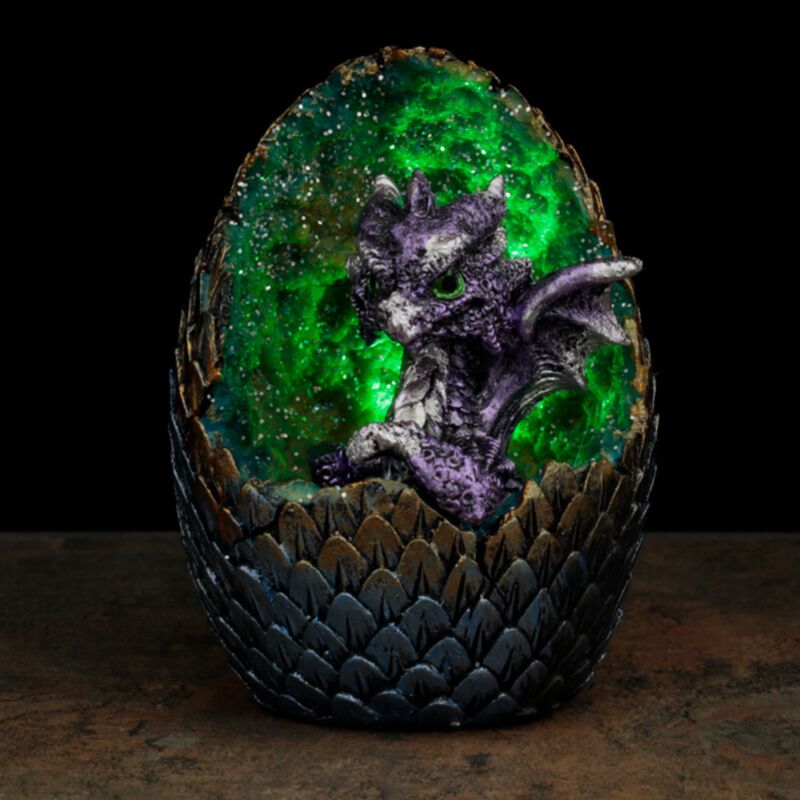 Éléments Baby Dragon LED Crystal Egg