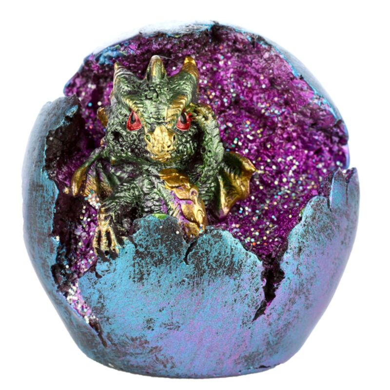 Bébé Dragon LED Geode Coming Dragon Egg