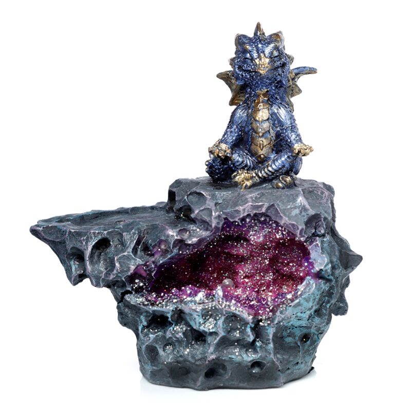 Elements Yoga Draak a mené le porte-encens en cristal