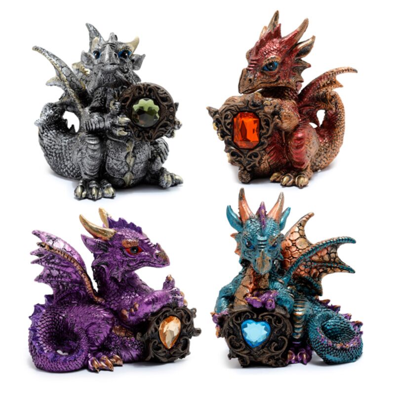 Éléments Dragon de protection des pierres précieuses