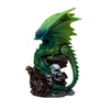 Nightmare Enchanted Smaragd Spirit of the Forest Schedel Draak