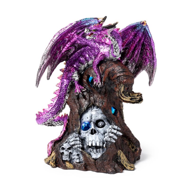 Dark Legends Keeper of the Death Gate Dragon Amethiste LED