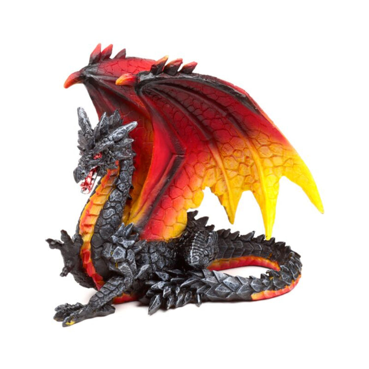 Dark Legends Protector of the Night Obsidian Fire Dragon 21cm